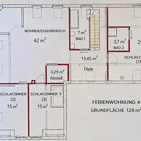 Apartment Nr4 Dg Klima *
