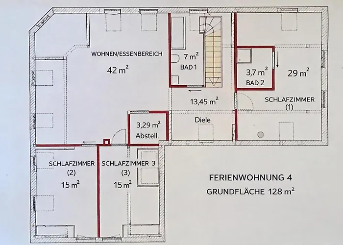 Apartment Nr4 Dg Klima *